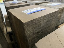 Hardhouten gebruikte meerpaal sokkel 20x20 cm diverse hoogtes  