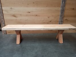 DOUGLAS BANK ZONDER LEUNING 300CM