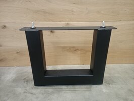salontafel poten zwart koker 8x8cm