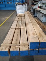 200X200mm Eiken fijnbezaagd 400cm