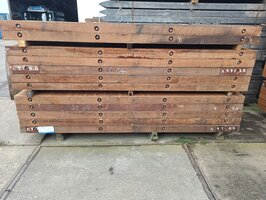 10X95X300 CM 100 % Azobé Dragline schot