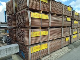 Hardhout 4cm damwand 400cm