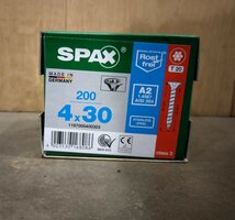 Spax RVS 4x30mm