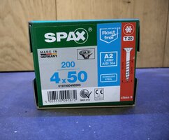 Spax RVS 4x50mm