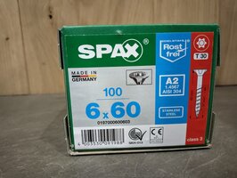 Spax RVS 6x60mm