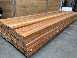 28x95mm Gebruikt grenen 380cm - 120472