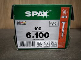 Spax gegalvaniseerd 6x100mm