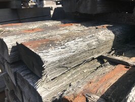 Amerikaans grenen  10x20 cm gebruikt  400cm - 120386