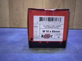 m10x80mm gegalvaniseerd 50ST