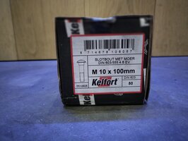 m10x100mm gegalvaniseerd 50ST