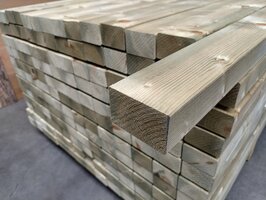 45x70mm geïmpregneerd vuren 300cm