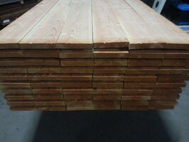 32x200 MM Douglas fijnbezaagde 500 CM lang