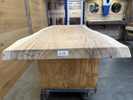 Suar boomstam tafelblad, unieke en massieve tafelblad 