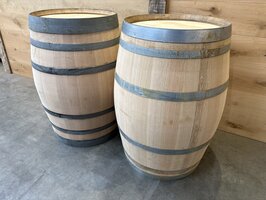 Eikenhouten Regenton 225L A-kwaliteit – Geschuurd