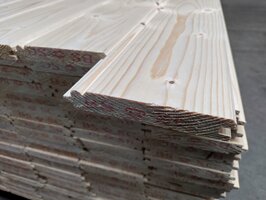 Vurenhouten kraaldelen - 18x115mm x390cm
